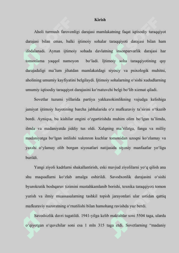 O'zbekiston Respublikasi ta'lim tizimida yangi islohotlarning amalga oshirilishi 2