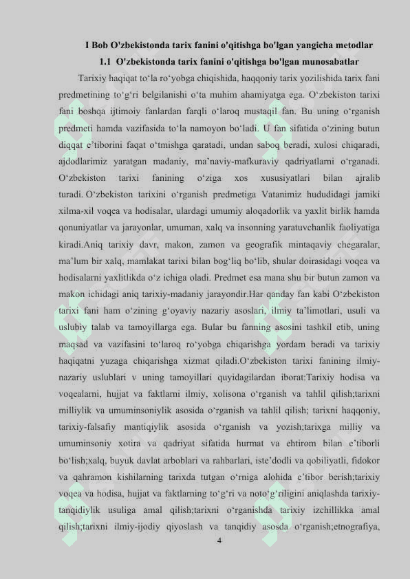 O'zbekistonda tarix fanini o'qitishga bo'lgan yangicha munosabatlar 4