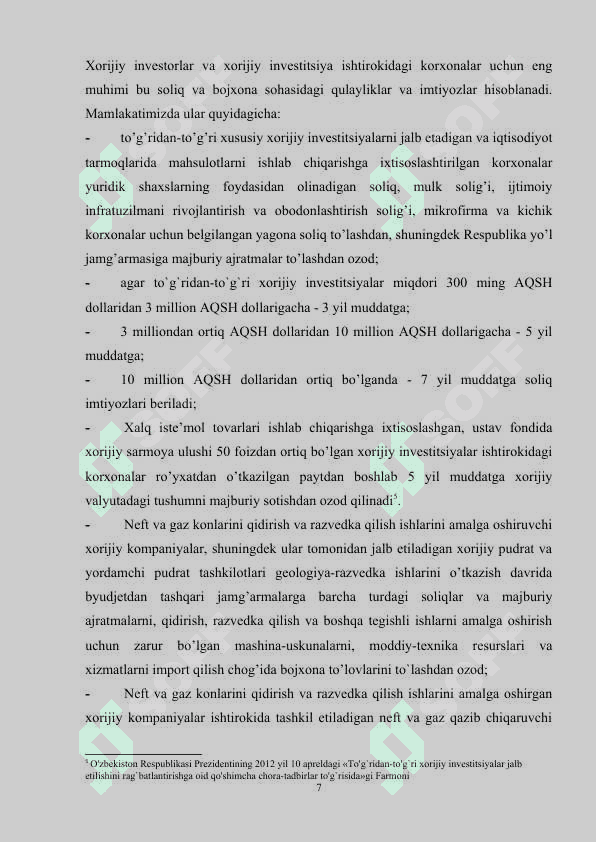 O'ZBEKISTONNING MARKAZIY OSIYO DAVLATLARI BILAN O'ZARO HAMKORLIGI. 7