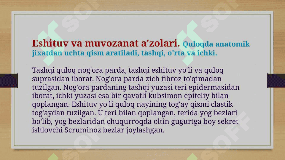Eshitishning sitologik mexanizmlari 2