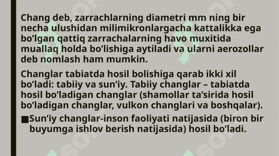 Havoning changlanganligini tekshirish va baholash 2