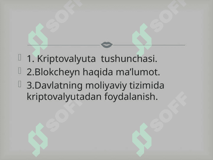 Davlatning moliyaviy tizimida kriptovalyutadan foydalanish istiqbollari va xavflari 2