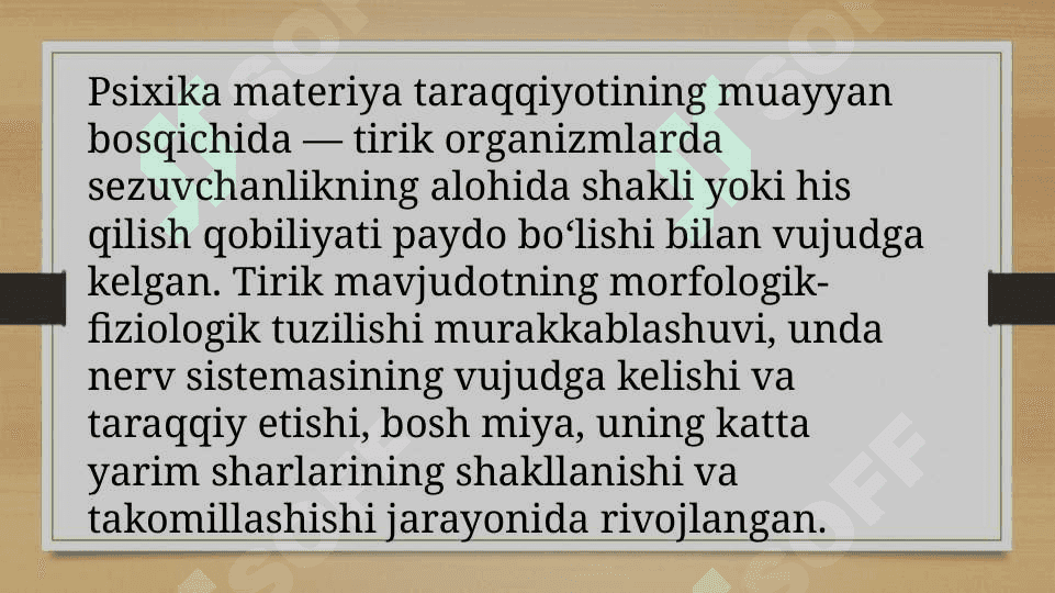 Psixika haqida umumiy tushuncha 3