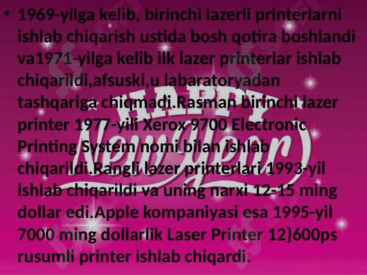 Chop etish qurilmalari printerlar 8
