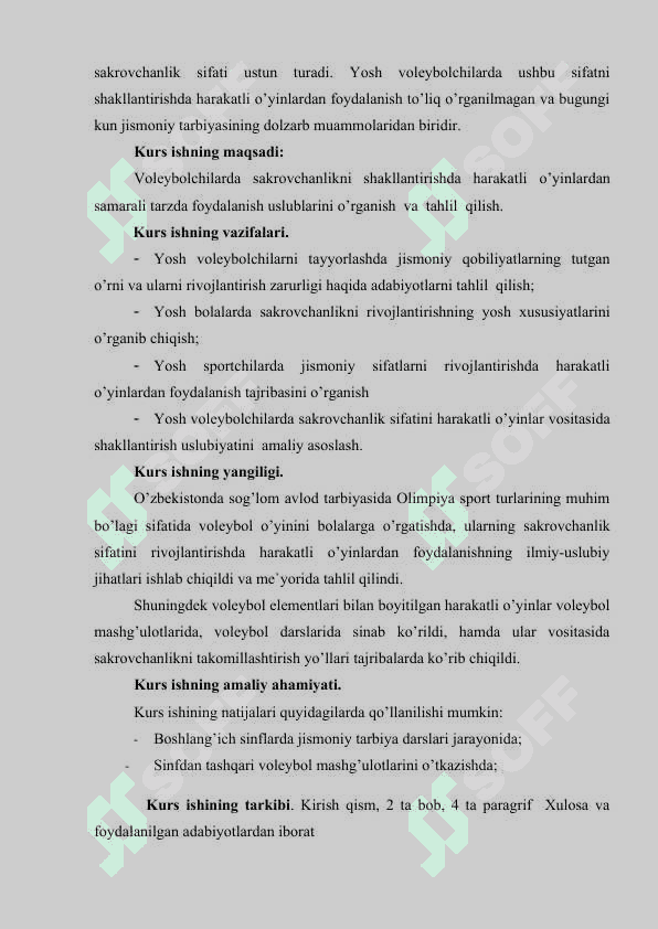 SPORT MAKTABLARIDA VOLEYBOLCHILARNING JISMONIY TAYYORGARLIGI UCHUN HARAKATLI O’YINLARNING AHAMIYATI 3