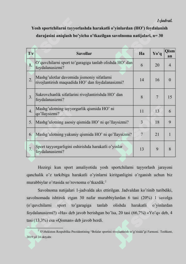 SPORT MAKTABLARIDA VOLEYBOLCHILARNING JISMONIY TAYYORGARLIGI UCHUN HARAKATLI O’YINLARNING AHAMIYATI 5