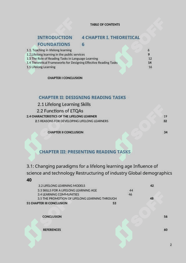 "Learning Theory: Teaching in Lifelong Learning"  ingliz tilida 2