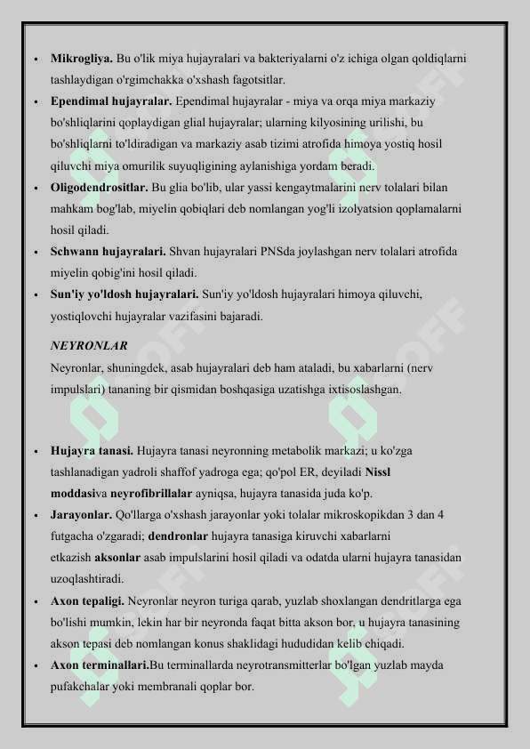 Asab tizimi patologik fiziologiyasi 6
