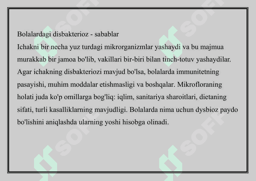 BOLALARDA DISBAKTERIOZ KECHISH XUSUSIYATLARI 3