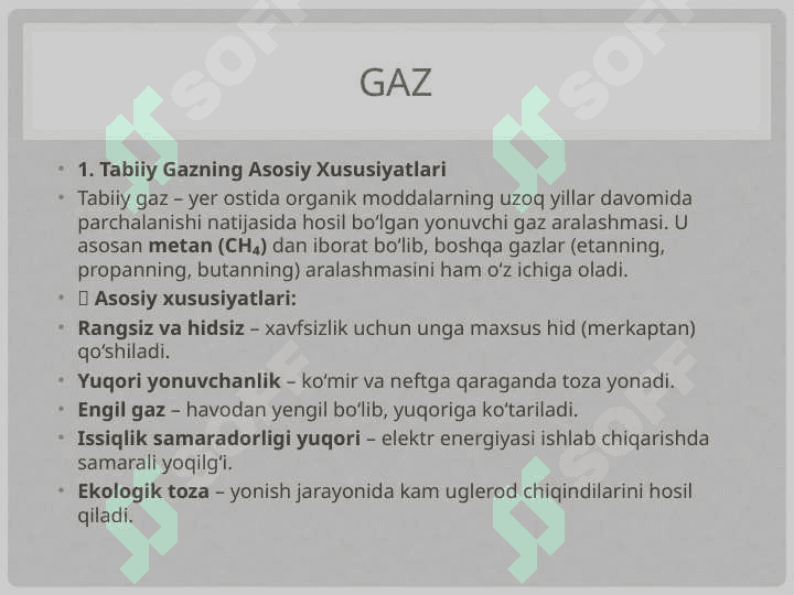 Qayta tiklanmaydigan energiya manbalari 6