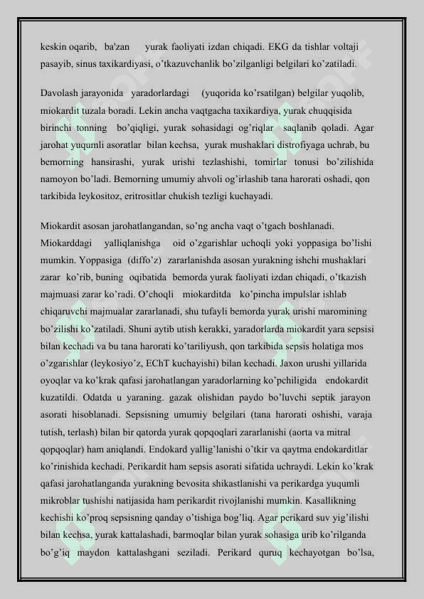 Jarohat olganlarda ichki a’zolar kasalliklari 4