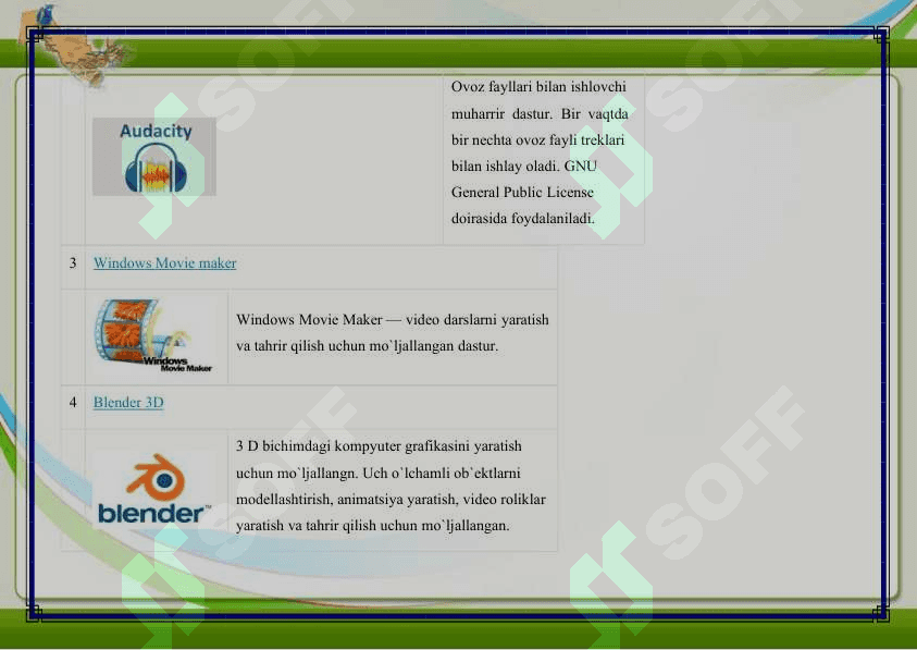 Pedagogik kompyuter dasturlari 8