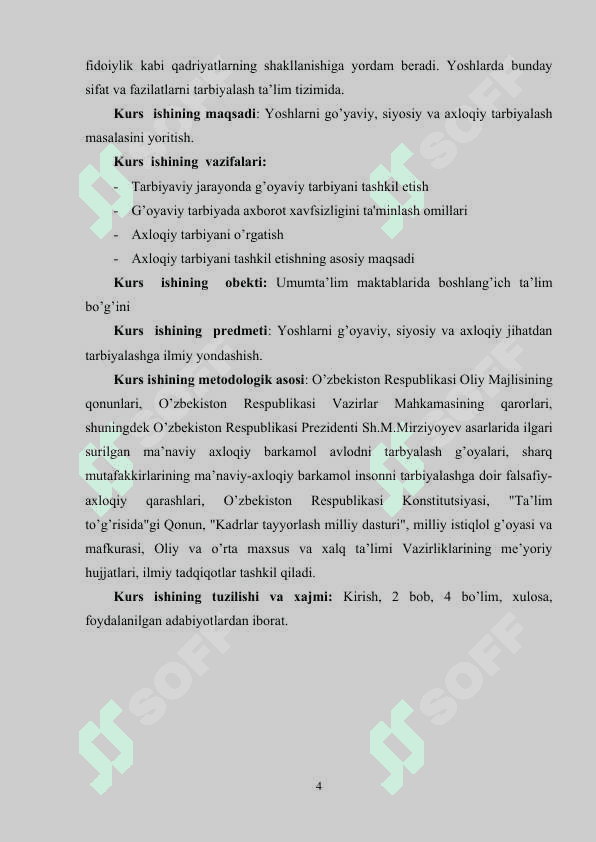 Tarbiyaviy jarayonda g’oyaviy siyosiy axloqiy tarbiyani tashkil etish 4