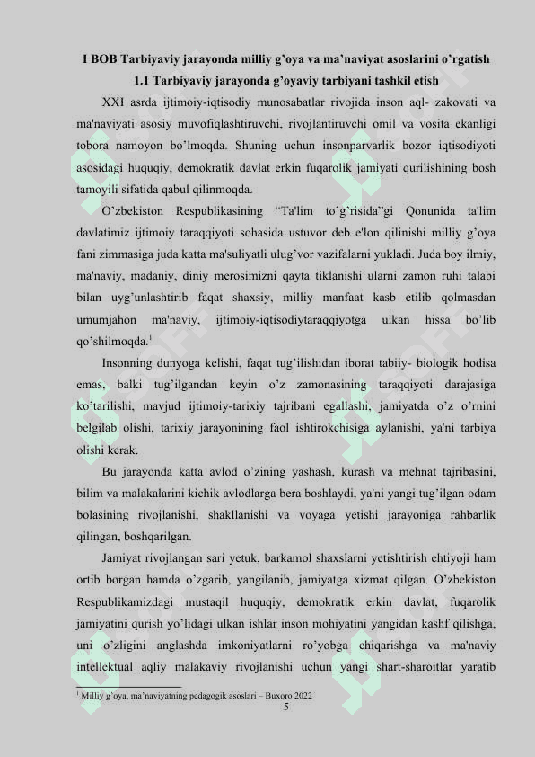 Tarbiyaviy jarayonda g’oyaviy siyosiy axloqiy tarbiyani tashkil etish 5