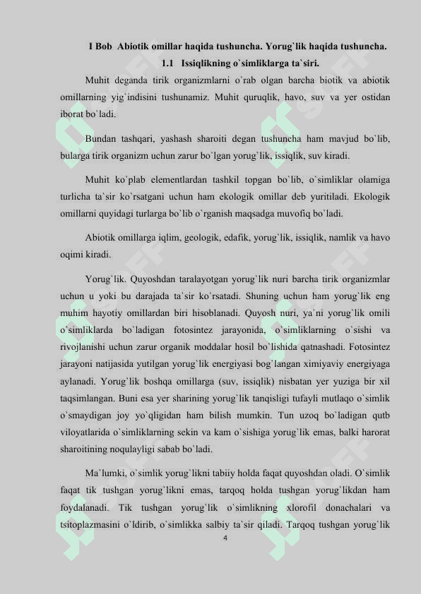 Tashqi muhit omillarining o’simliklar hayotiy formalariga ta’siri 4
