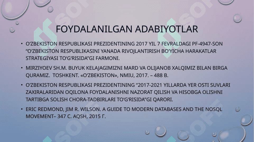“Go’zallik_saloni”  ma’lumotlar bazasi 6