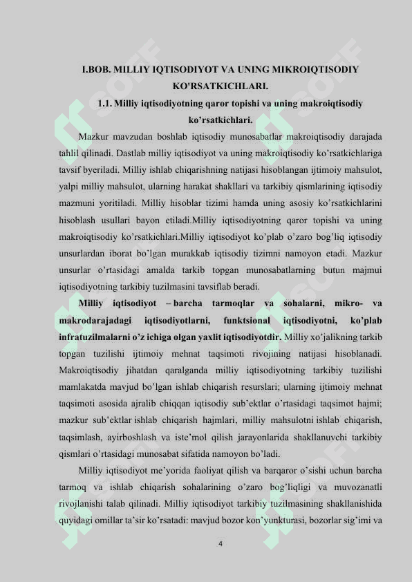 MILLIY IQTISODIYOT VA UNING MIKROIQTISODIY KO'RSATKICHLARI.MILLIY HISOBLAR TIZIMI 5