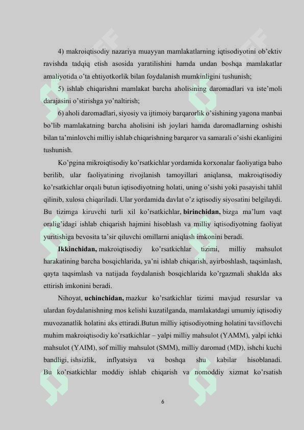 MILLIY IQTISODIYOT VA UNING MIKROIQTISODIY KO'RSATKICHLARI.MILLIY HISOBLAR TIZIMI 7