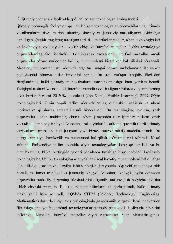 Ijtimoiy pedagogik faoliyat metodikasi va texnologiyalari 25 7