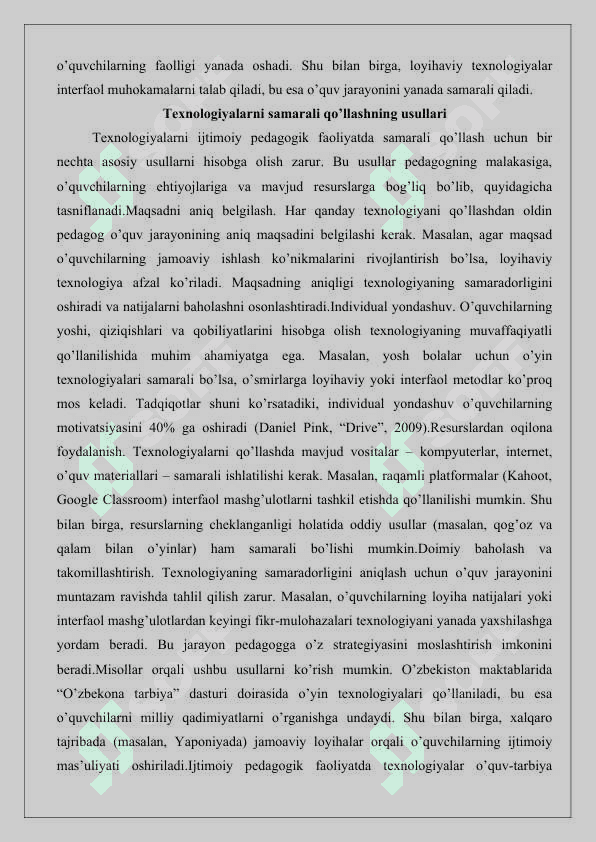 Ijtimoiy pedagogik faoliyat metodikasi va texnologiyalari 25 8