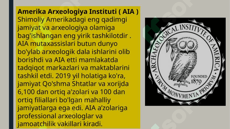 Dunyodagi asosiy arxeologiya maktablar 5
