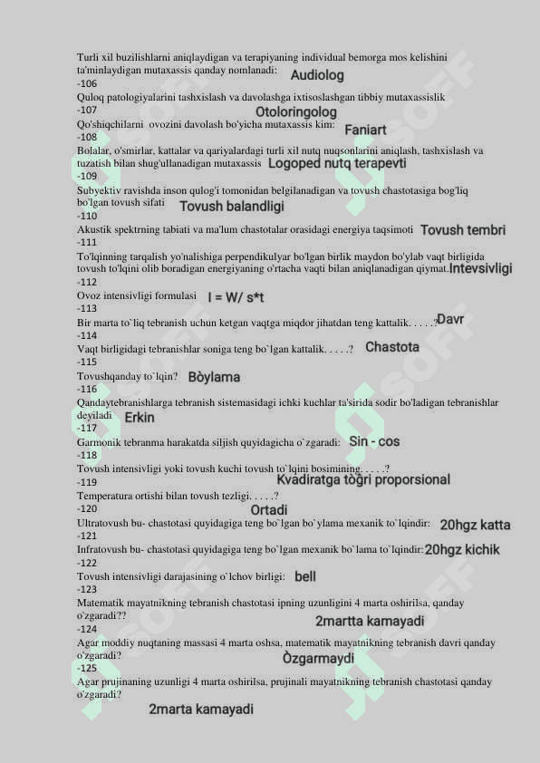 Biofizika 400talik test 6