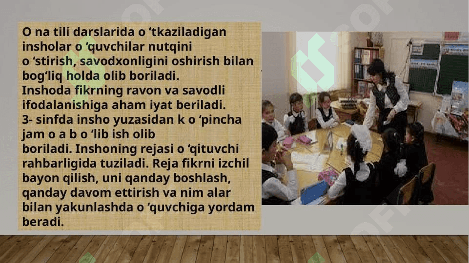 3-SINFDA BELLASHUVLARNING MAZMUNI VA ULARNI TASHKIL QILISH USULLARIGA TOPSHIRIQLAR TIZIMINI ISHLAB CHIQISH 7