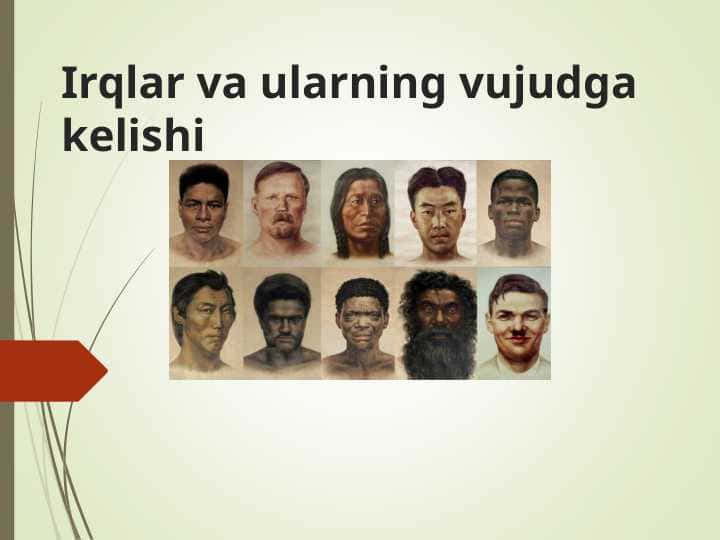 Irqlar va ularning vujudga kelishi 1
