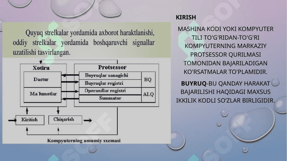 Buyruqlar tizimi arxitekturasi 2