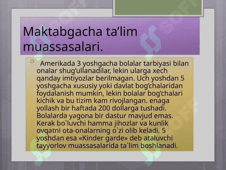 AQShda ta’lim tizimi. 4