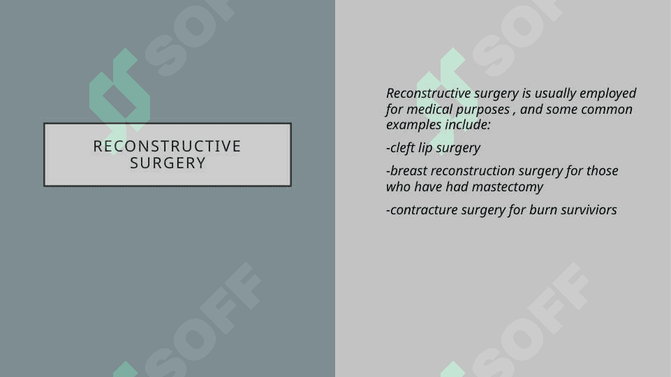 Plastic surgery 4