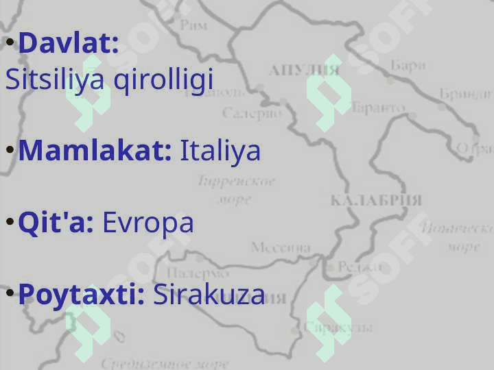 Sitsiliya qirolligining tarixi 3