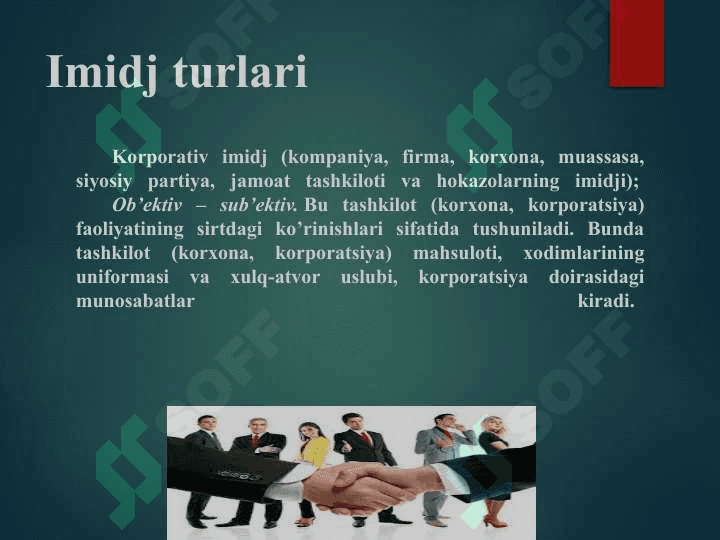 KASB ETIKASI VA IMIDJINI SHAKLLANTIRISH. 6