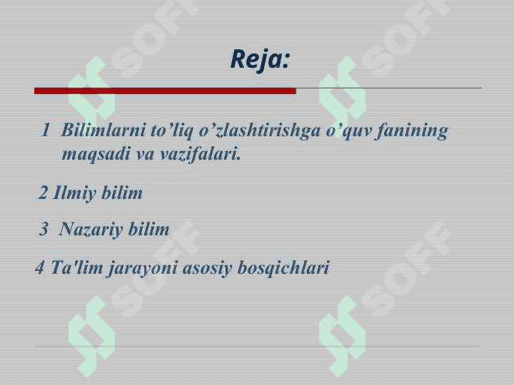 Bilimlarni to’liq o’zlashtirishga yo’naltirilgan ta’lim texnalogiyasi 2