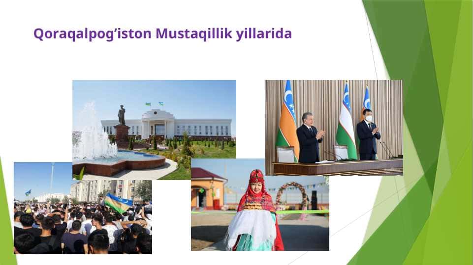 Qoraqalpog’iston Mustaqillik yillarida 1