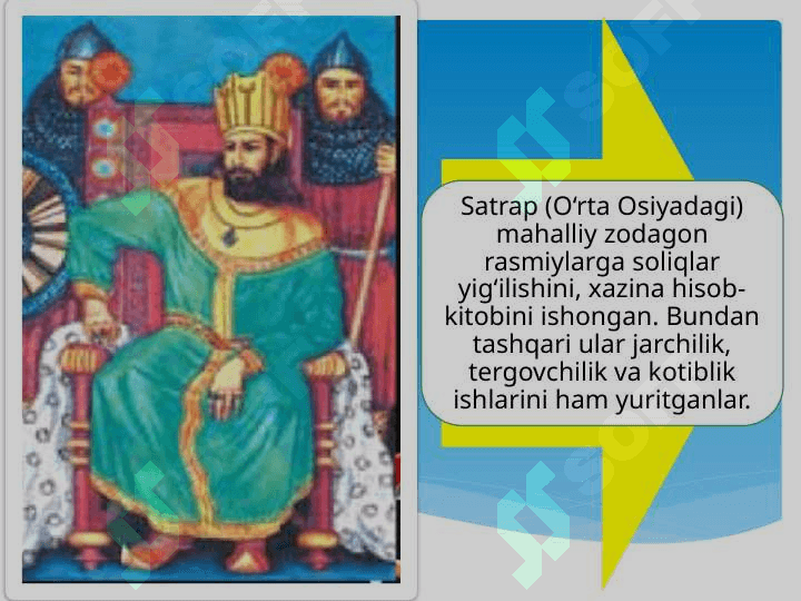 O‘rta Osiyoda Ahamoniylar davrida davlat boshqaruvi 7