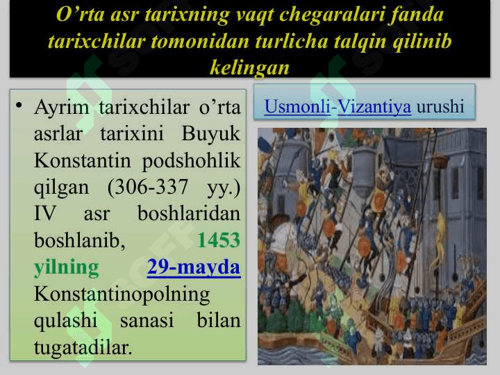 O’rta asrlarda Yevropa fan va texnika 3