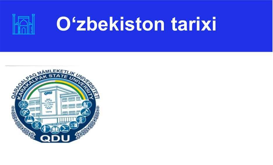 O‘zbekiston tarixi 1