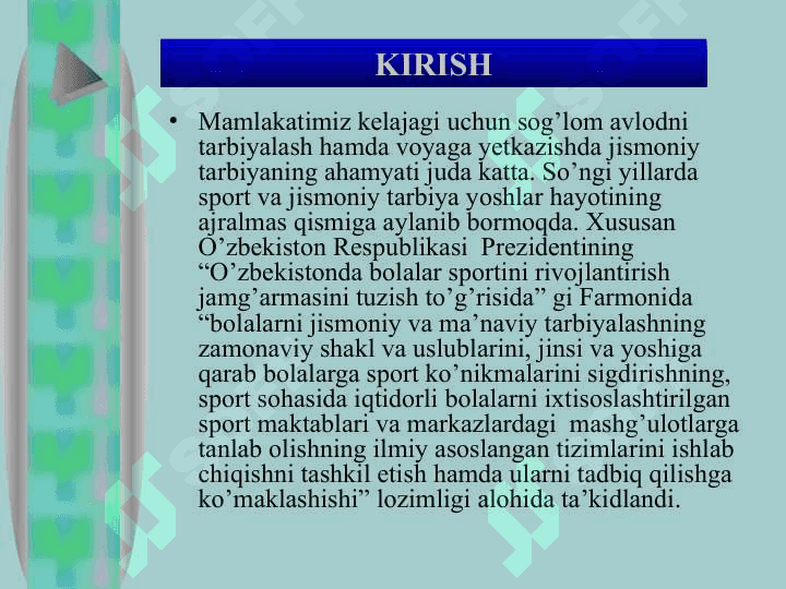 Darsdan tashqari vaqtda xarakatli o’yinlarni 2