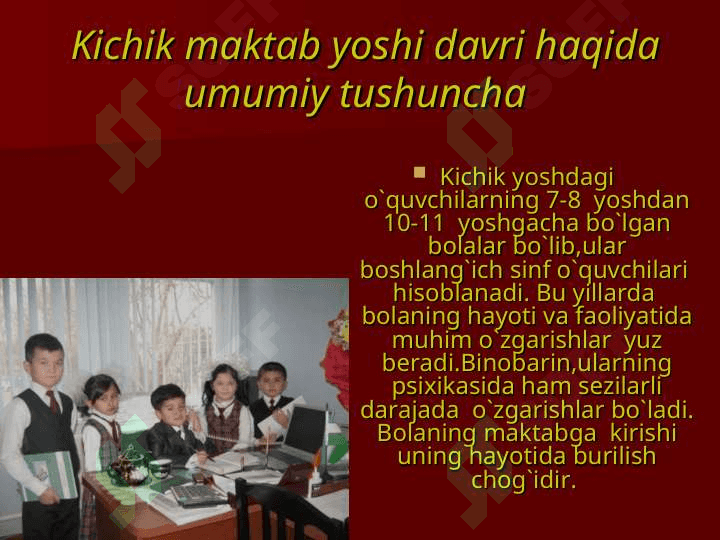 Boshlang`ich maktab yoshidagi bolalarni ta`limda psixologik tayyorgarlik darajasini aniqlash 2