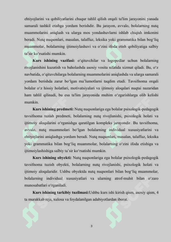 Nutq nuqsonlariga ega bolalar psixologik-pedagogik tavsifnoma tuzish 3