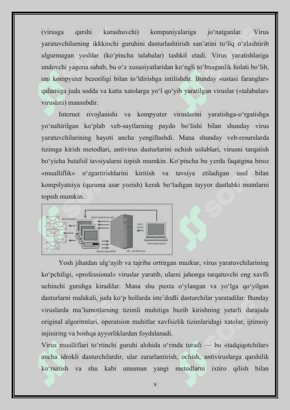 Axborot tizimlarida axborotni himoya qilish usullari va vositalari KURS.docx 8