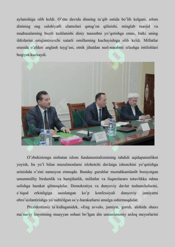 Vijdon va e’tiqod erkinligi 6