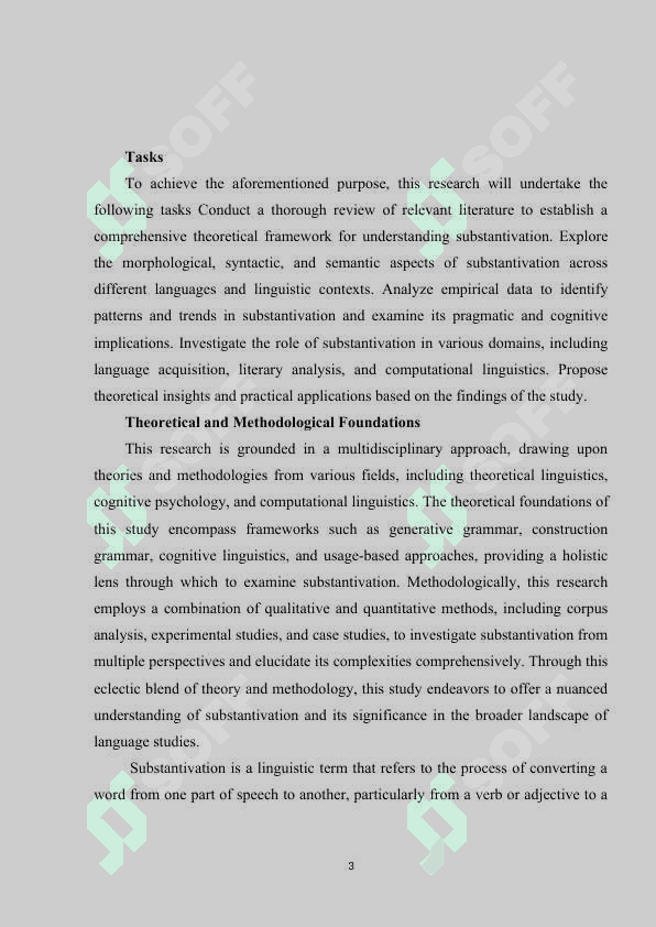 Substantivation 3