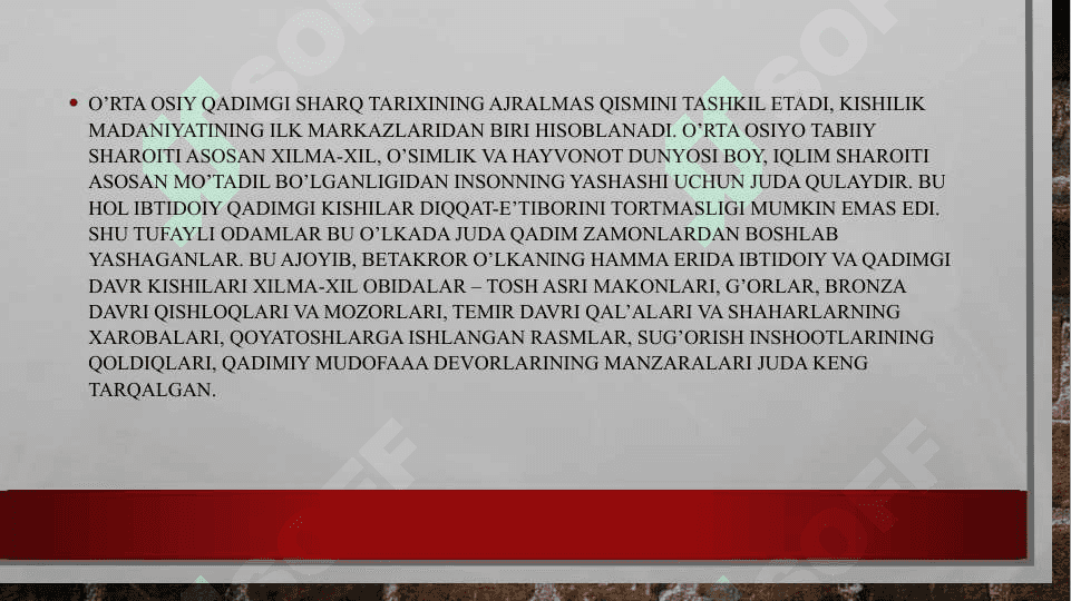 O’rtа Оsiyo tаriхigа оid qаdimgi, ilk o’rtа аsr yozmа mаnbаlаri 4