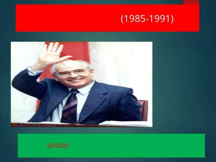 SSSRdagi qayta qurish (1985-1991 1