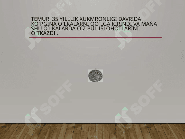 Temur va temuriylar davri tangalari 2