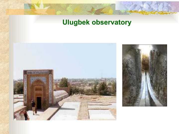 Ulugbek observatory