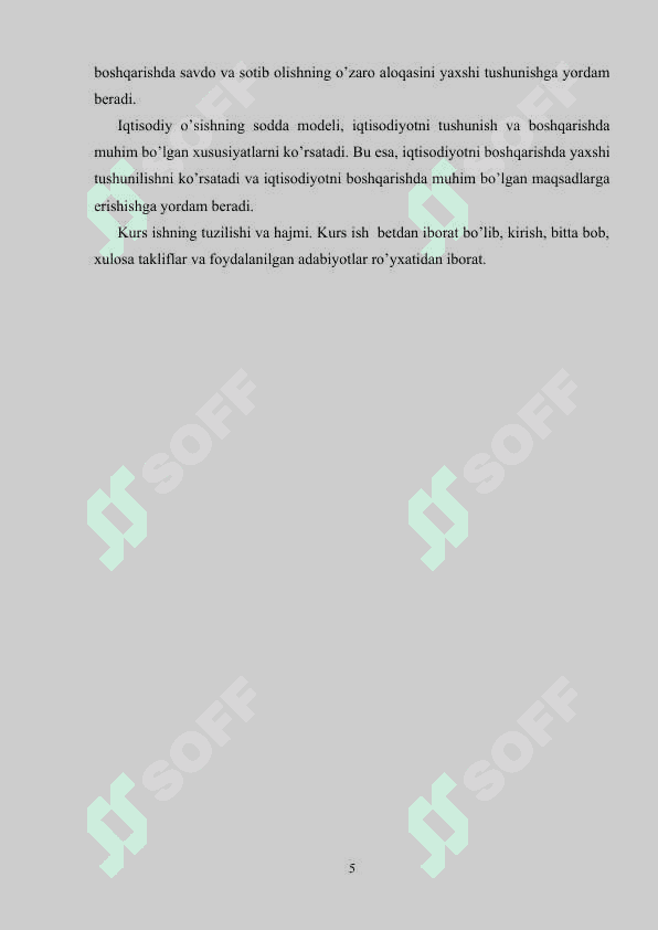 IQTISODIY OSISH MODELLARINING MOHIYATI 5