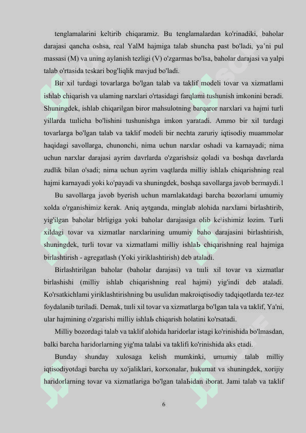 AD-AS MODELIDA MUVOZANATNING TA’MINLANISHI MEXANIZMI 6
